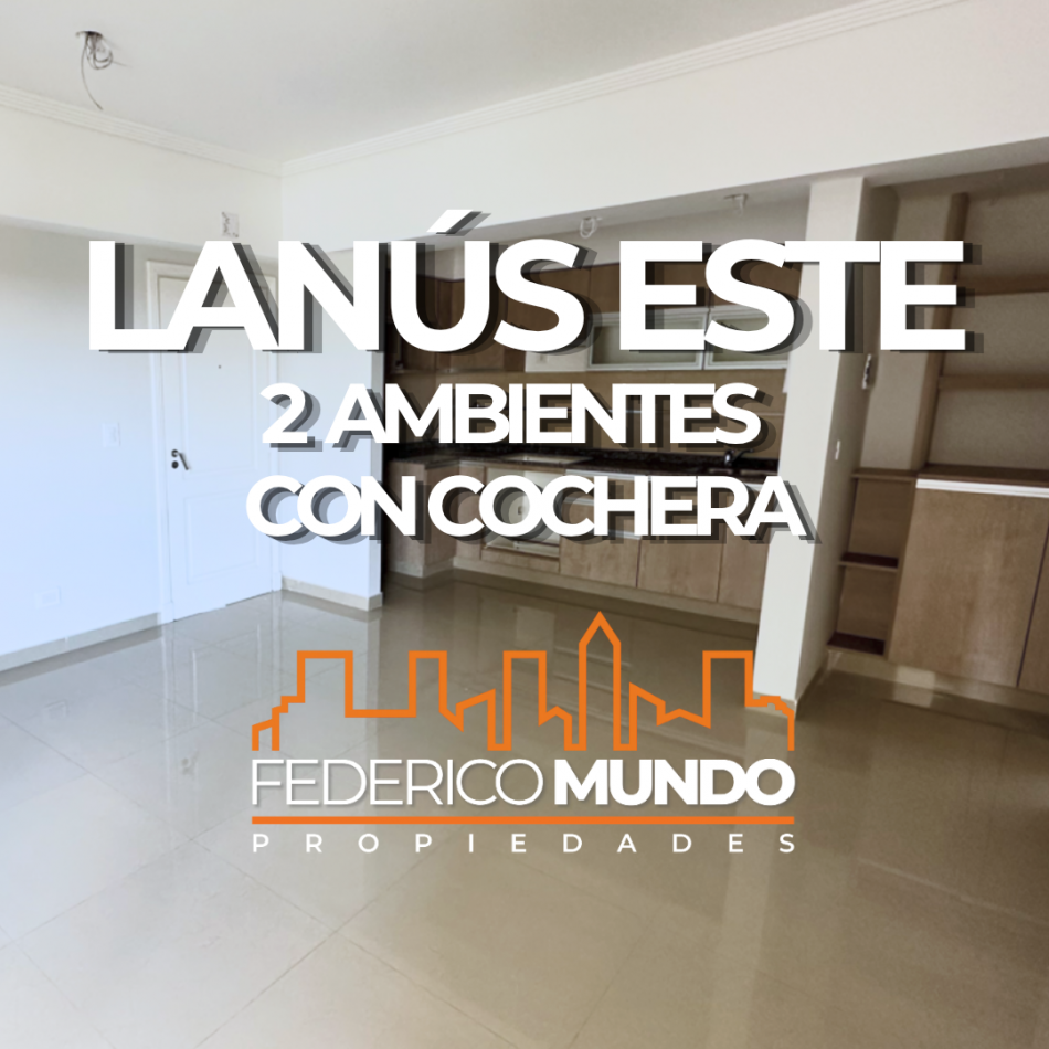 Departamento 2 ambientes venta c/cochera Lanus Este