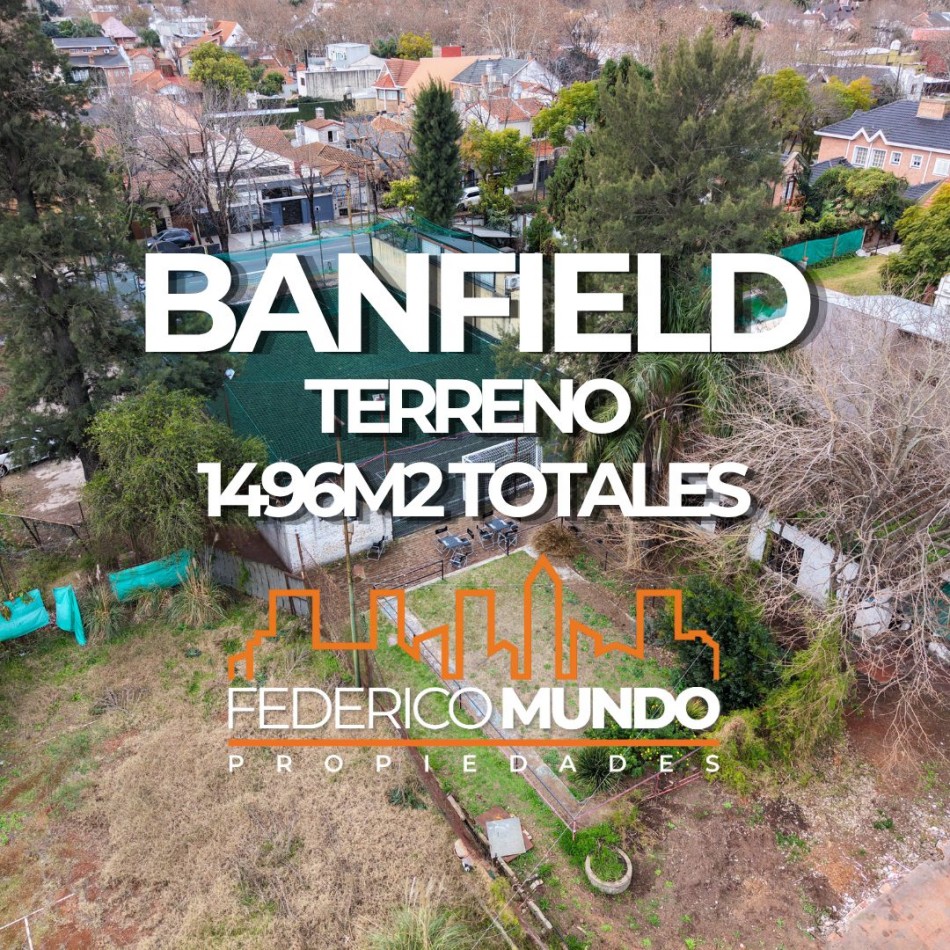 Terreno en venta Banfield oeste