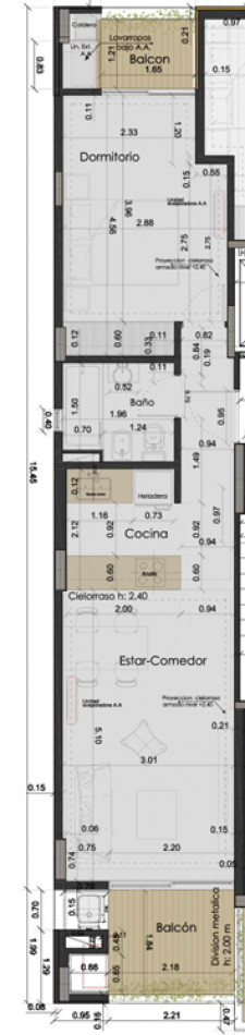 Departamento 2 ambientes con cochera en Venta Quilmes Oeste