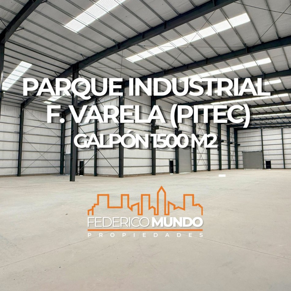 Galpon/Deposito a estrenar en Alquiler Parque Industrial Varela PITEC