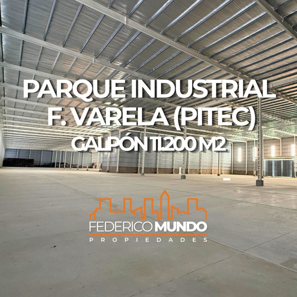 Galpon/Deposito a estrenar en Alquiler Parque Industrial Florencio Varela PITEC