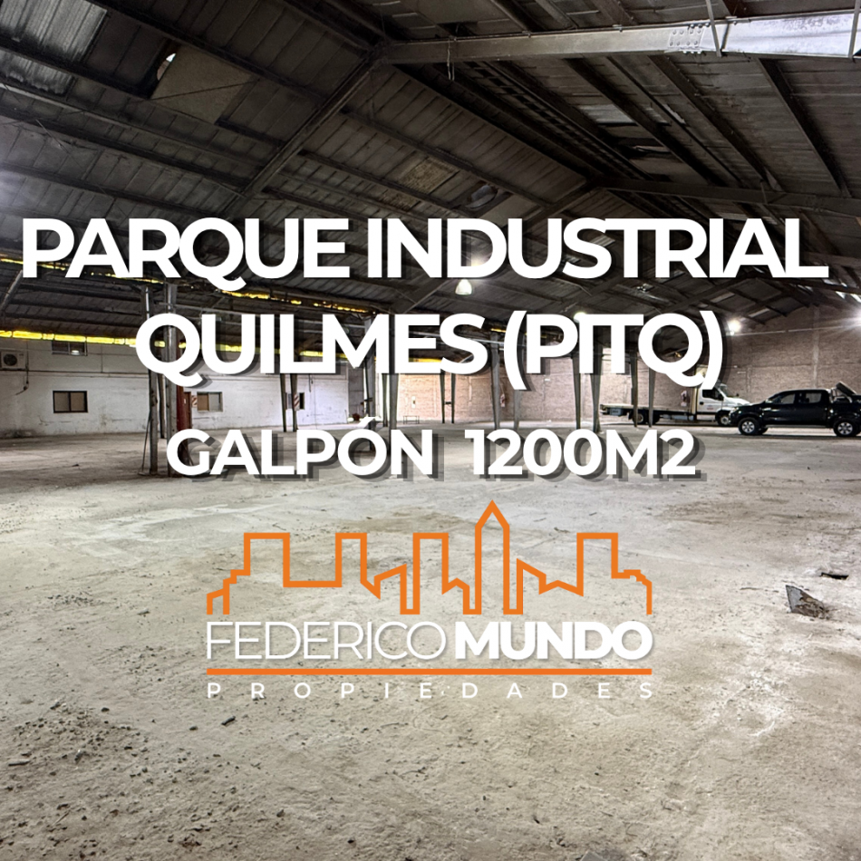 Galpon/Deposito en alquiler Parque Industrial Quilmes
