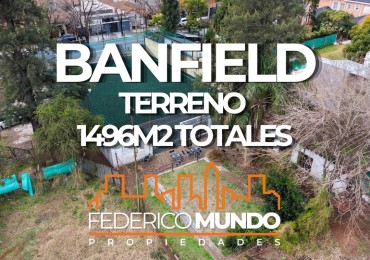 Terreno en venta Banfield oeste