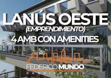 Departamento 4 ambientes en venta en pozo en Lanus Oeste